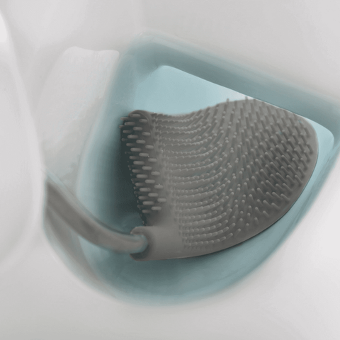 Cọ toilet silicone chống nhỏ giọt Joseph Joseph Flex Lite Steel 70561