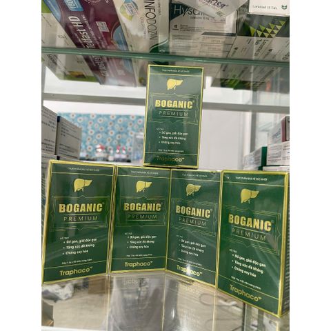 BOGANIC PREMIUM TRAPHACO hỗ trợ Bổ Gan, Giải Độc Gan, Tăng Sức Đề Kháng, Chống Oxy Hóa hộp 30 Viên