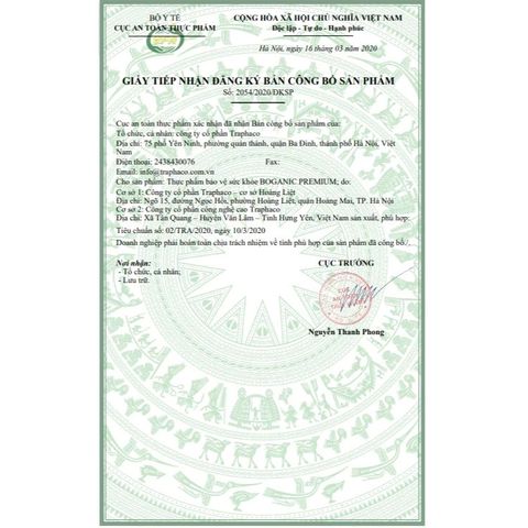 BOGANIC PREMIUM TRAPHACO hỗ trợ Bổ Gan, Giải Độc Gan, Tăng Sức Đề Kháng, Chống Oxy Hóa hộp 30 Viên