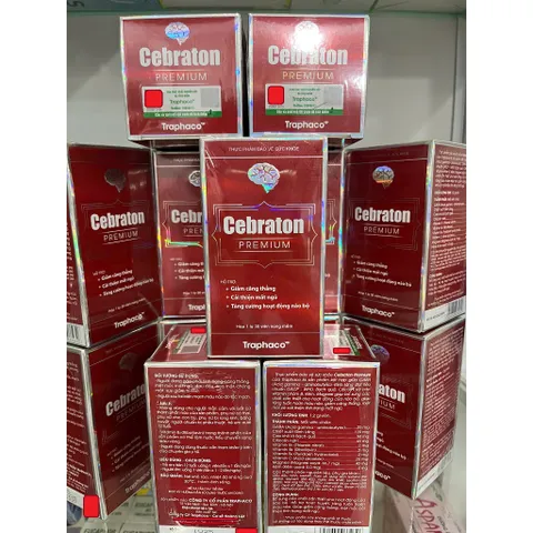 Cebraton Premium Traphaco hỗ trợ Bổ Não,Tăng Tập Trung, Giảm Căng Thẳng Đau Đầu Và Cải Thiện Mất Ngủ