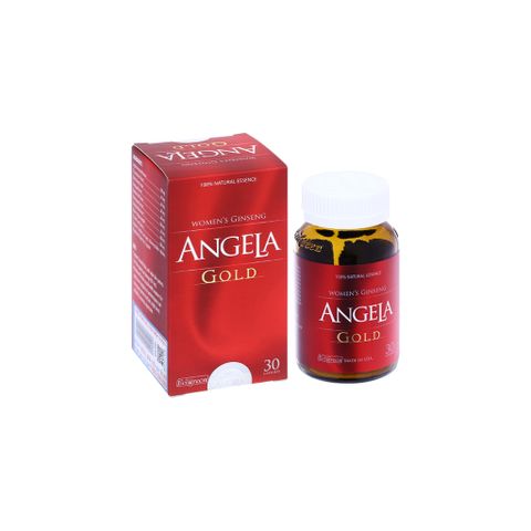 Viên uống Angela gold tăng cường sức khoẻ, sắc đẹp và sinh lý nữ Hộp 30 Viên