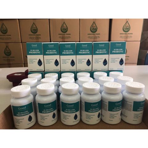 Men vi sinh  Good Choice's 35 tỷ probiotic hỗ trợ thải độc đại tràng, thải độc ruột hộp 60 Viên 649096