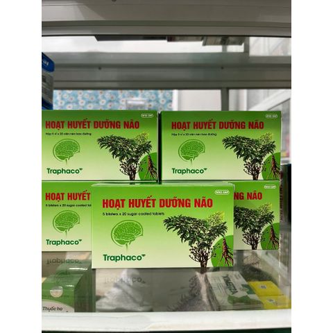 Viên uống Hoạt huyết dưỡng não Traphaco hỗ trợ hồi phục chức năng não bộ, hội chứng tiền đình