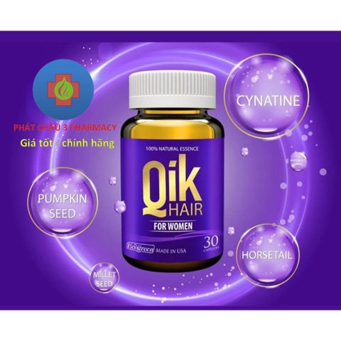 Viên uống QIK Nữ - Giúp Bảo Vệ Và Phục Hồi Hư Tổn Tóc