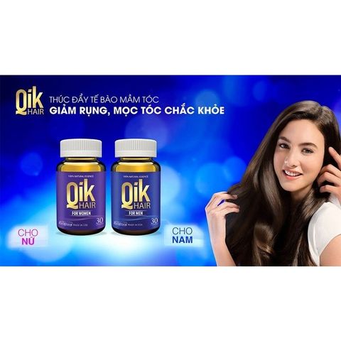 Viên uống QIK Nữ - Giúp Bảo Vệ Và Phục Hồi Hư Tổn Tóc