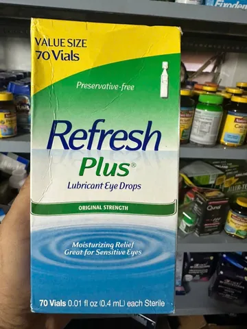 Nước nhỏ mắt Refresh nhập khẩu Mỹ Refresh Plus Lubricant Eye Drops 70 tép