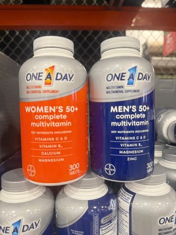 One A Day vitamin tổng hợp và khoáng chất cho người tuổi từ 50+ của Mỹ 300v