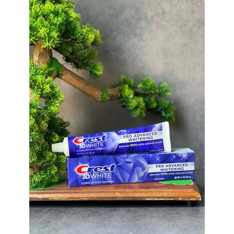 Kem đánh răng Crest 3D White Pro Advanced Whitening 147g hàng Mỹ