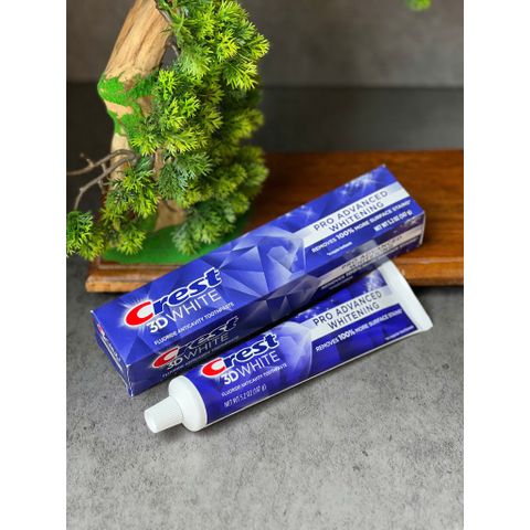 Kem đánh răng Crest 3D White Pro Advanced Whitening 147g hàng Mỹ