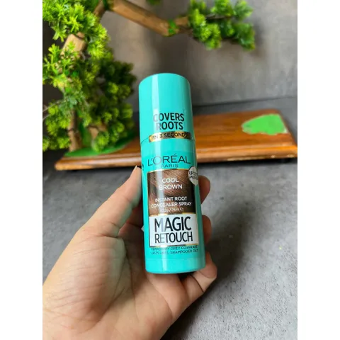 xịt nhuộm tóc tạm thời L'Oréal Paris Magic Retouch Cool Brown