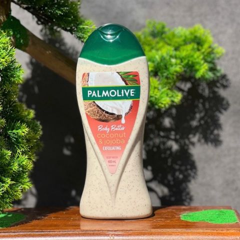 Sữa tắm tẩy tế bào chết Palmolive Body Butter Coconut & Jojoba ExÈoliating