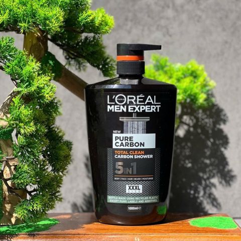 Sữa tắm Men Expert Pure Carbon Total Clean Carbon Shower 5 trong 1