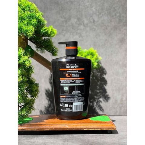 Sữa tắm Men Expert Pure Carbon Total Clean Carbon Shower 5 trong 1