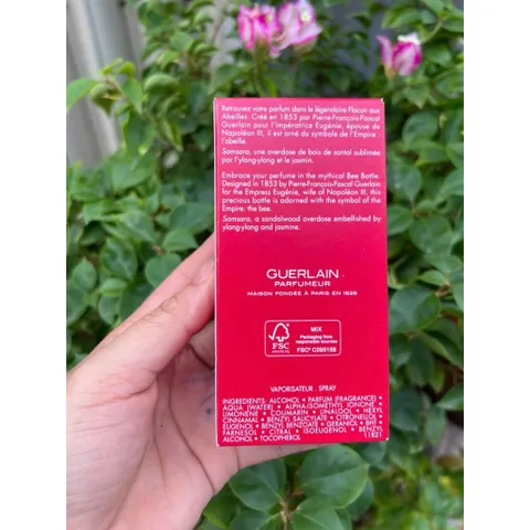 Thanh lí chai đã mở nilong Nước hoa nữ Guerlain Samsara 50ml