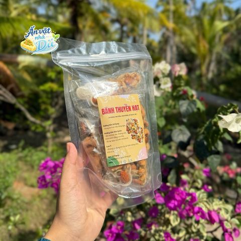 Bánh thuyền siêu hạt Ăn Vặt Nhà Dii, túi 250g.