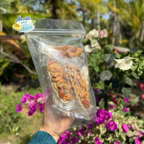 Bánh thuyền siêu hạt Ăn Vặt Nhà Dii, túi 250g.