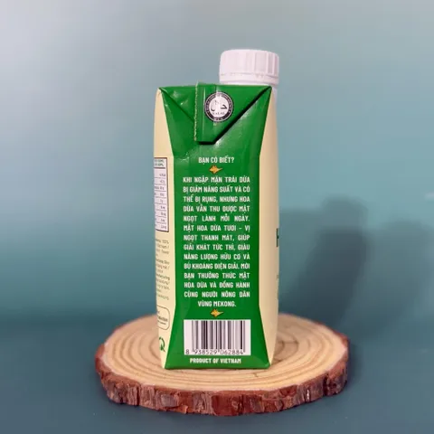 Mật hoa dừa tươi organic Sokfarm 330ml - Fresh Coconut Flower Juice - hàng Việt. 649397