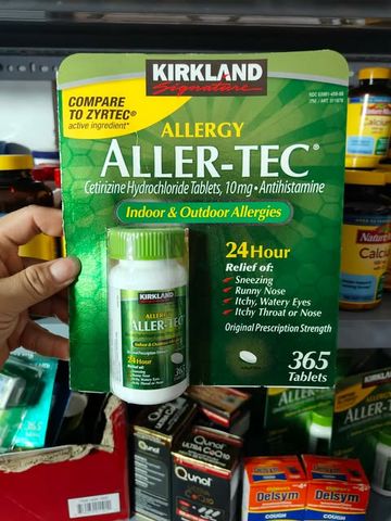 Viên chống dị ứng Kirkland Signature Aller-Tec 365 viên