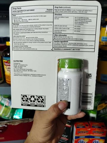 Viên chống dị ứng Kirkland Signature Aller-Tec 365 viên