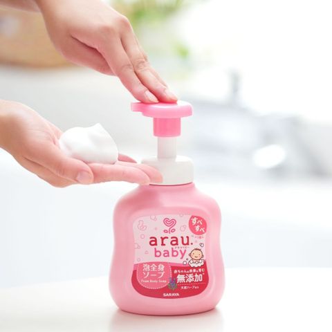 Bọt Tắm Gội Thảo Mộc Cho Bé Arau Baby - Chai 450ml