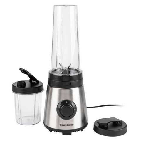 Máy xay sinh tố mini SILVERCREST Mix & Move màu xám (2 bình