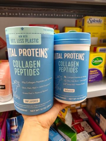 Collagen thủy phân Vital Proteins Collagen Peptides Unflavored 284g