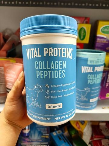 Collagen thủy phân Vital Proteins Collagen Peptides Unflavored 284g