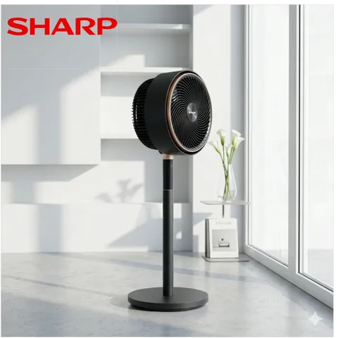 Quạt cây đối lưu SHARP PJ-CD705A, có AI , Biến tần DC công suất 40w, 32 tốc độ