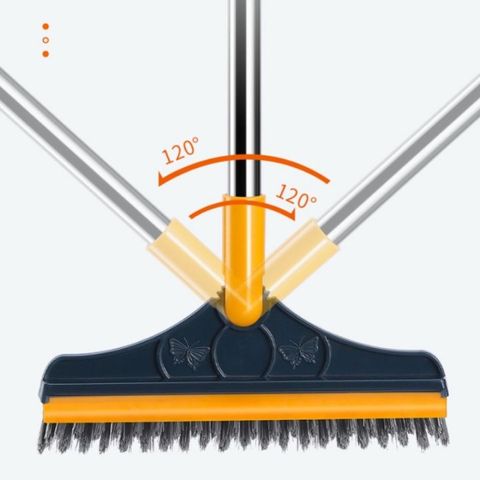 Chổi Cọ Sàn Đa Năng 2In 1 Thiết Kế Đầu Gạt Nước Thông Minh