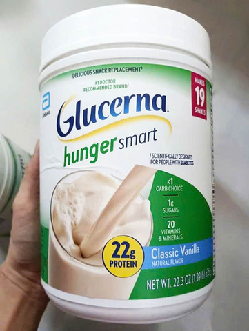 Sữa bột cho người tiểu đường Glucerna Hunger Smart Vanilla 635g