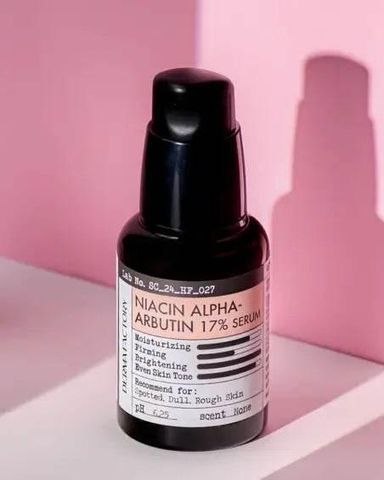 DERMA FACTORY Niacin Alpha Arbutin Serum 17% chai 30ml
