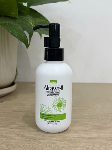 Dung dịch vệ sinh phụ nữ Altawell Intimate Wash - Chăm sóc vùng kín hàng ngày, giữ sạch sẽ và khô thoáng, ngăn ngừa viêm nhiễm, 150ml