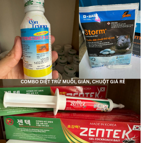 Combo diệt muỗi, gián, diệt chuột giá rẻ