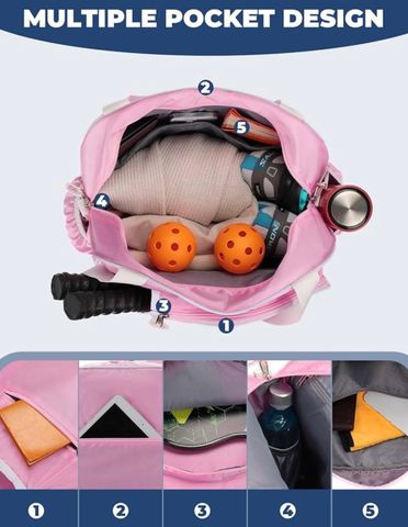 {Order giao 25/4} Túi Pickleball đa năng cao cấp hãng DEERFAMY ( hàng Amazon)