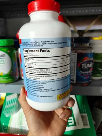 Viên uống bổ khớp của Mỹ Kirkland Signature Glucosamine with MSM 375 viên 649656