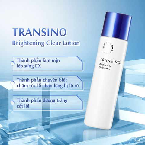 Nước hoa hồng dưỡng trắng da Transino Nhật Bản 150ml (Bản Mới)
