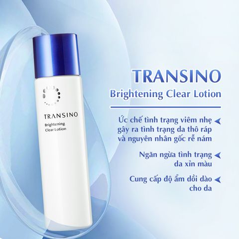 Nước hoa hồng dưỡng trắng da Transino Nhật Bản 150ml (Bản Mới)