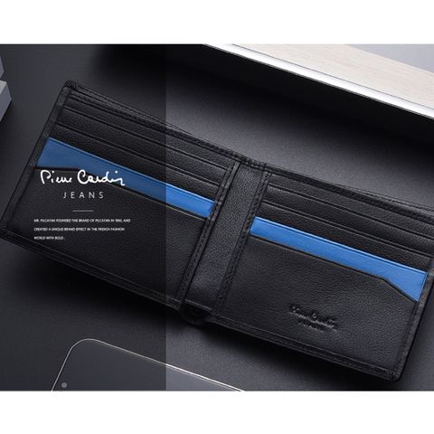[CHÍNH HÃNG] Ví nam Pierre Cardin da thật