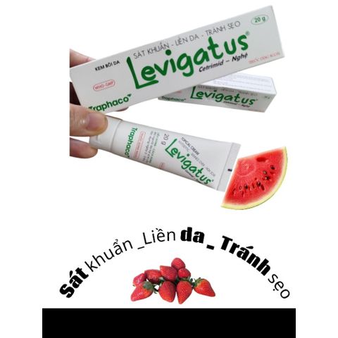 Kem bôi da Levigatus tub 20g giúp mau lành vết thương, mụn nhọt, mụn trứng cá, nứt nẻ tay chân