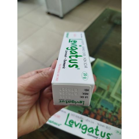 Kem bôi da Levigatus tub 20g giúp mau lành vết thương, mụn nhọt, mụn trứng cá, nứt nẻ tay chân