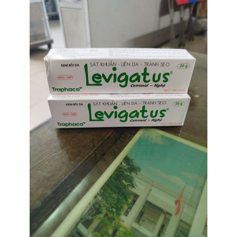 Kem bôi da Levigatus tub 20g giúp mau lành vết thương, mụn nhọt, mụn trứng cá, nứt nẻ tay chân