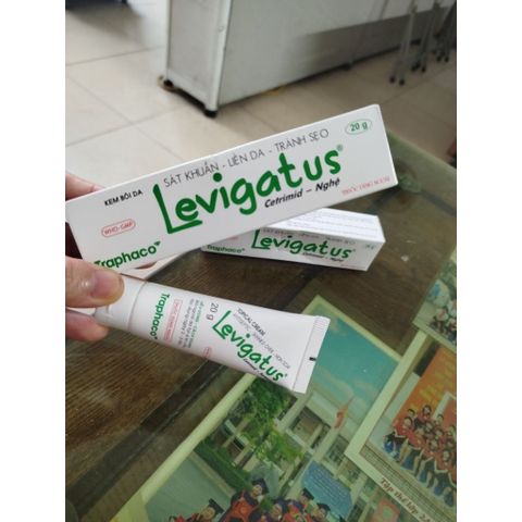 Kem bôi da Levigatus tub 20g giúp mau lành vết thương, mụn nhọt, mụn trứng cá, nứt nẻ tay chân