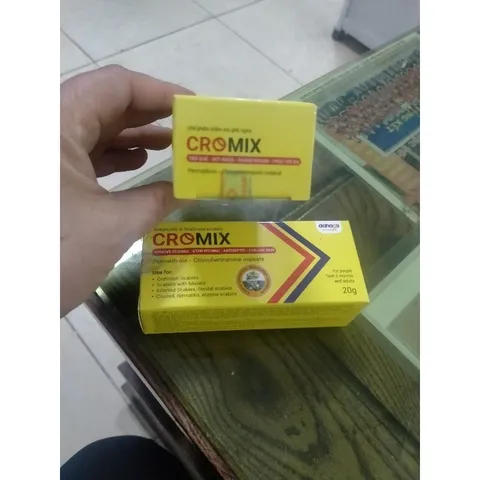 Kem bôi ngoài da CROMIX tub 20g trừ ghẻ, hếtt ngứa ,kháng khuẩn ,phục ...