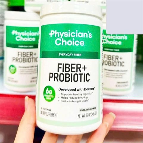 Bột Chất Xơ Fiber + Probiotic Physician’s Choice 246.7g – hỗ trợ tiêu hóa