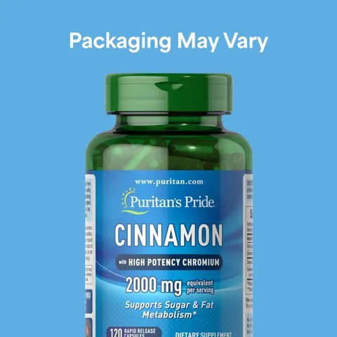 Viên Uống Puritan’s Pride Cinnamon Chromium 120 Viên – hỗ trợ chuyển hóa
