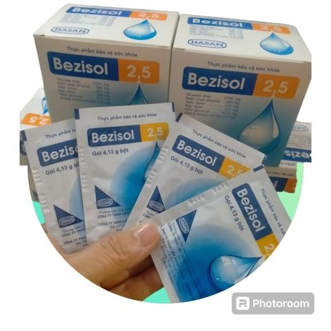 Bù nước và điện giải Bezisol 2.5 hộp 30 gói vị Dừa