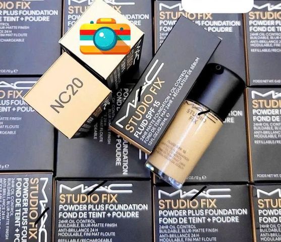 Kem nền MAC Studio Fix Fluid Broad Spectrum SPF 15 24HR Matte Foundation + Oil Control NC20 649917