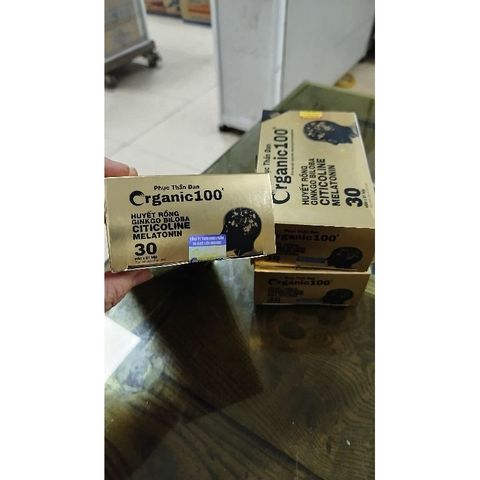 Phục Thần Đan Organic 100 hộp 30 viên từ thảoo dượcc giúp hoạt huyết an thần,rối loạn tiền đình, lưu thông máu não