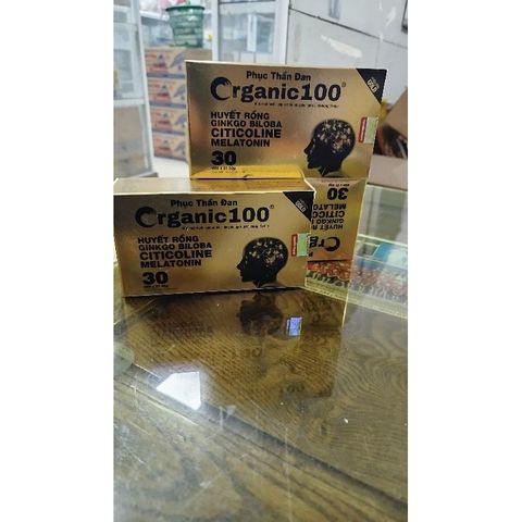Phục Thần Đan Organic 100 hộp 30 viên từ thảoo dượcc giúp hoạt huyết an thần,rối loạn tiền đình, lưu thông máu não
