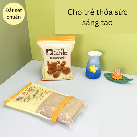 Bộ Đồ Chơi Bàn Làm Gốm Cao Cấp Cho Bé Tập Làm Đồ Gốm Học STEAM Bản Sạc Pin Đất Sét Cao Lanh